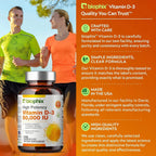 biophix Vitamina D3 10000 UI Alta Potencia - 120 Cápsulas Blandas - Non-GMO Sin Soja