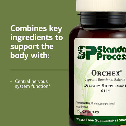Standard Process - Orchex - 150 Cápsulas – Soporte del sistema nervioso: Contribuye al funcionamiento equilibrado – Image 4