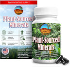 Plant-Sourced Minerals, 60 Cápsulas - Minerales Traza Orgánicos Naturales