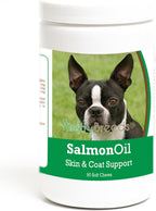 Healthy Breeds Boston Terrier Salmon Oil Soft Chews 90 Count