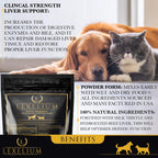 Lexelium Liver Support Supplement para Perros y Gatos - 200g