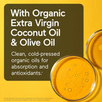 Vitamina D3 5000 UI + K2 1100 mcg con Aceite de Coco y Oliva Ecológico - 180 Cápsulas Blandas