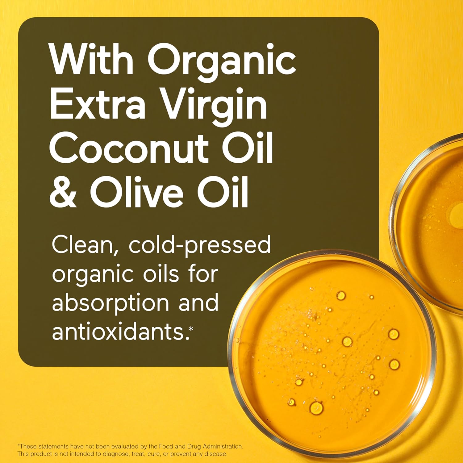 Vitamina D3 5000 UI + K2 1100 mcg con Aceite de Coco y Oliva Ecológico - 180 Cápsulas Blandas