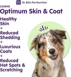 Dr. Bill's Canine Optimum Skin & Coat – Suplemento para perros – 680g