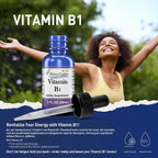 HoneyCombs Gotas de Alta Potencia de Vitamina B1 (Tiamina) y B2 (Riboflavina) - Sin Alcohol, Fácil Absorción
