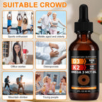 Daiasns Vitamina D3 5000 UI y K2 (MK-7) 120 mcg Gotas, 60 ml