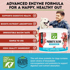 Only Natural Pet Probiótico para Perros y Gatos - Complemento Digestivo con Enzimas, 60 Masticables Blandos