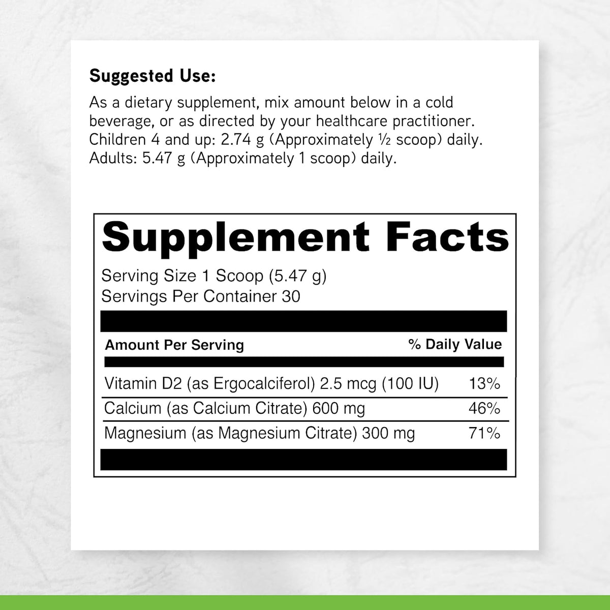 DAVINCI Labs Cal-Mag Citrate Powder — – La vitamina D contribuye al funcionamiento normal del sistema inmunitario. – Image 6
