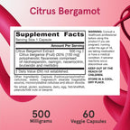 Jarrow Formulas Bergamota Cítrica 500 mg - 60 Cápsulas Vegetales