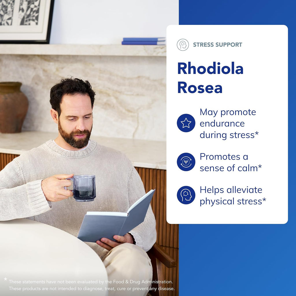 Pure Encapsulations Rhodiola Rosea - Adaptógeno para el Estrés Ocasional - 90 Cápsulas