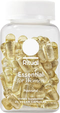 Ritual Postnatal Multivitamin for Women - Vitaminas y Minerales Esenciales para Apoyar a Mamá y Bebé en el Posparto y la Lactancia - Colina, Omega-3 DHA - Menta - 60 Cápsulas - 30 Dosis