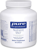 Pure Encapsulations Nutrient 950 - Multivitamínico Mineral Hipoalergénico - 180 Cápsulas