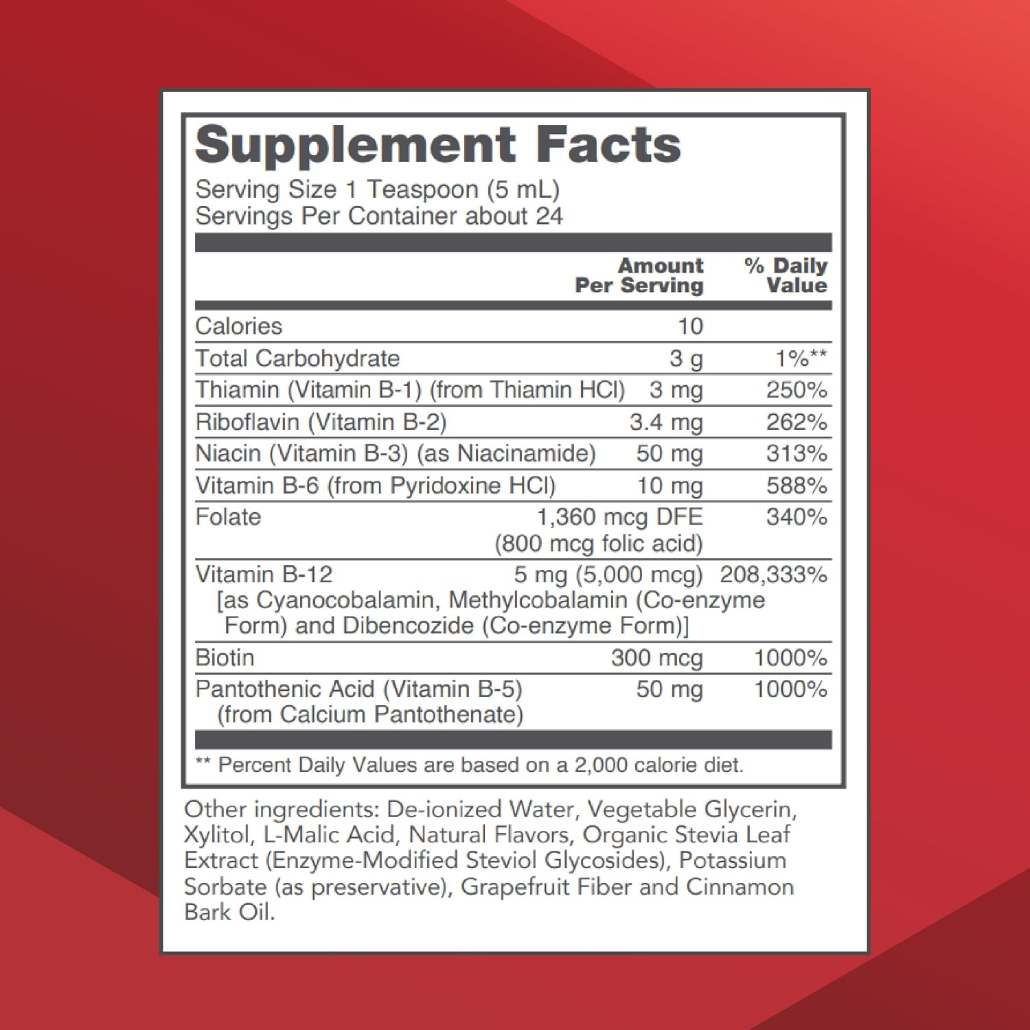 Protocol for Life Balance Líquido de B12 5.000 mcg con Vitaminas B - 118 ml
