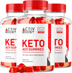 Pack de 3: ActivBoost Keto Gummies Advanced Formula, 180 Gominolas para 3 Meses