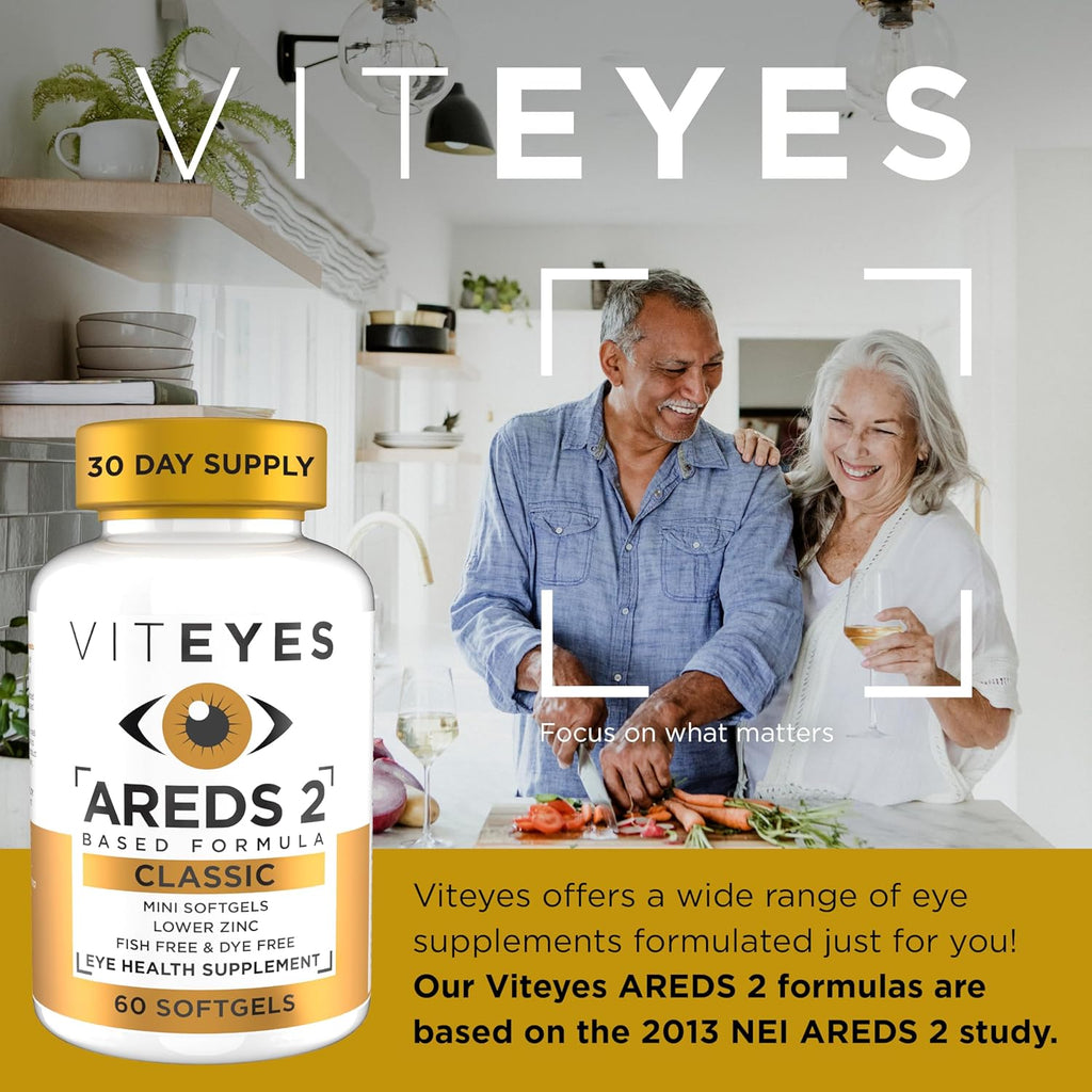 Viteyes AREDS 2 Classic Fórmula Macular en Cápsulas Blandas - 60 Softgels