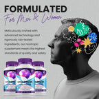 SynapticXR Suplemento Cerebral – Cápsulas Naturales para Memoria y Concentración (5 Pack – 300 Cápsulas)