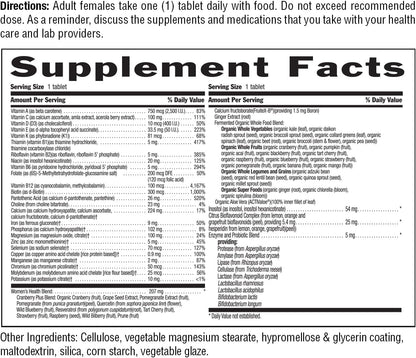 Country Life Women’s Core 1 Multivitamínico – Enzimas digestivas: Como amilasa y proteasa, que apoyan la digestión – Image 8