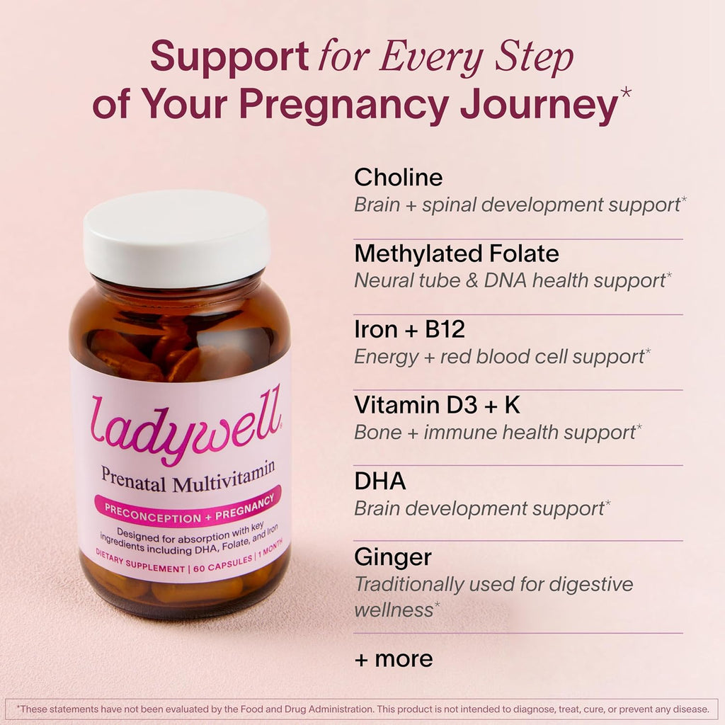 Ladywell Prenatal Multivitamin – 60 Cápsulas