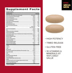 GNC Mega Men Sport Multivitamínico para Hombres, 180 Comprimidos