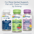 Solaray Schizandra Berry 580 mg - Extracto Puro de Baya de Schizandra, 100 Cápsulas Veganas