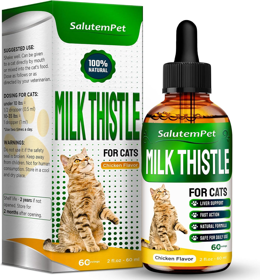 Cardo Mariano para Perros - Suplemento Hepático Natural - Sabor Bacon - 60 ml