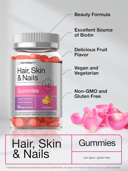 Gominolas de Biotina para Cabello, Piel y – El mantenimiento de las membranas mucosas en condiciones normales. – Image 4