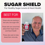 Sugar Shield - Suplemento Avanzado para el Soporte de Azúcar - Biotina, Óxido de Magnesio, Cromo - 60 Cápsulas Vegetales - 30 Días