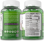 Sea Moss Gummies (2 Pack) - Gomitas de Musgo Marino Irlandés con Bladderwrack, Bardana y Vinagre de Manzana - Suplemento Superfood Vegano Sin Azúcar para Adultos y Niños