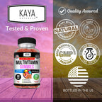 Kaya Naturals Adult Multi Vitamin Gummy - 60 Gominolas Multivitamínicas para Adultos