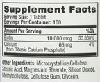 Natrol Biotina 10.000 mcg 100 Comprimidos