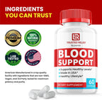 Trusted Relief Blood Support (3 Paquetes) - 180 Cápsulas