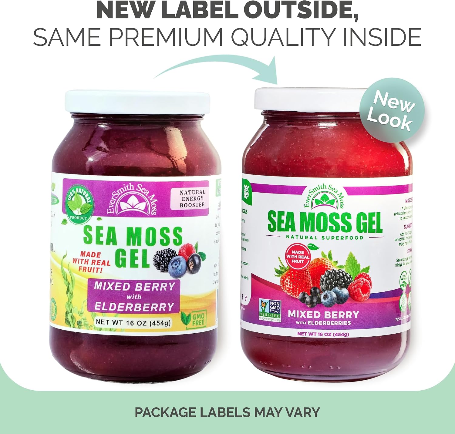 Gel de Musgo Marino Irlandés Salvaje Mixed Berry - EverSmith Organics