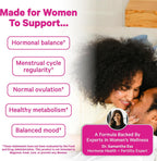 Pink Stork Myo-Inositol y D-Chiro Inositol: Mezcla 3.6:1 para el Equilibrio Hormonal y la Fertilidad - 60 Cápsulas