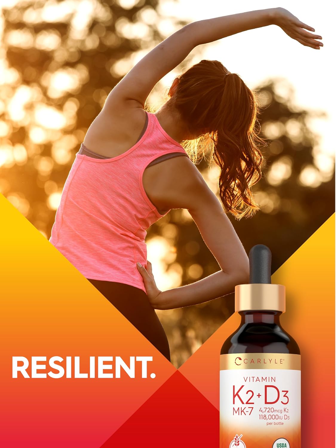 Carlyle Vitamina D3 K2 Gotas | 59 ml | Suplemento MK-7