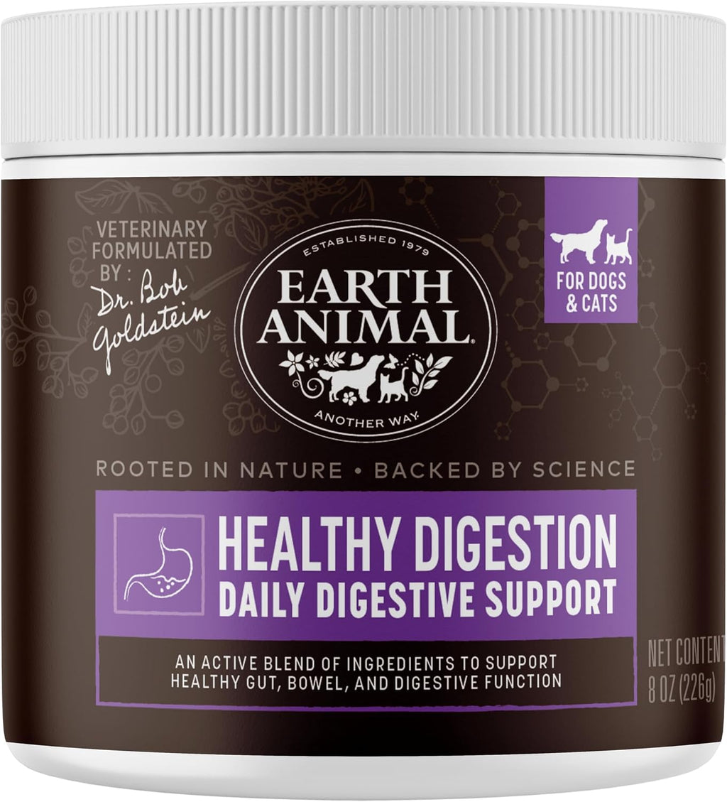 Earth Animal Apothecary Powder Supplement - Polvo Nutricional para Perros y Gatos - 227 g
