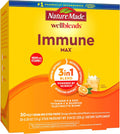 Nature Made Wellblends ImmuneMAX Mezcla Efervescente - Vitamina C 1500 mg, Zinc 15 mg y Vitamina D3, 30 sobres