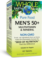 Natural Factors Multivitamínico y Mineral para Hombres 50+, 60 Comprimidos