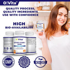 O!VITA Vitamina C Tamponada 1000mg | 100 Comprimidos No-GMO