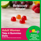 SmartyPants Multivitamínico Orgánico para Mujeres - Gominolas con Omega 3, Vitaminas y Minerales - 120 uds