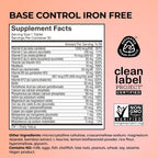 HUM Base Control Multivitamínico para Mujeres, con Vitamina C, Biotina, Zinc, Complejo B - 30 Cápsulas