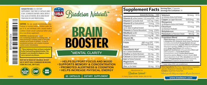 Brain Booster Suplemento para Concentración, – Vitaminas del grupo B: Incluyen vitamina B6, B12 y ácido fólico, – Image 3