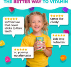 Nutracelle NUTRAMIN Multivitamínico para Niños - Sin Azúcar, Sin Alérgenos, 100% Vegano - 90 Gominolas