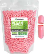 XPRS Nutra Cápsulas Vacías Tamaño 00 Veganas - 1000 Unidades