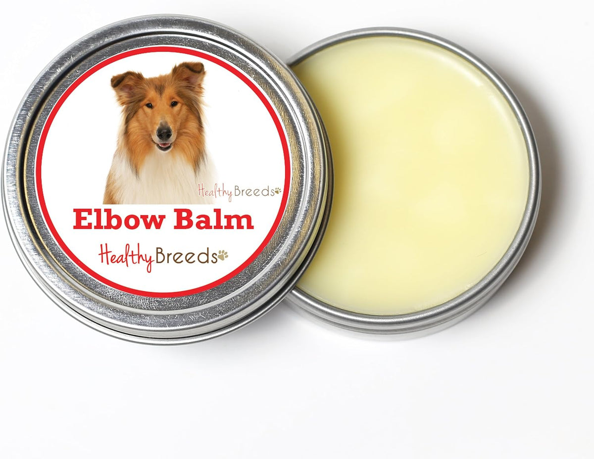 Healthy Breeds Collie Dog Elbow Balm 2 oz – Limpia la zona: Antes de aplicar, asegúrate de que los codos estén – Image 1