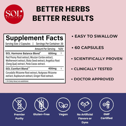 Ease the Flow de Sol Nutrition - Alivio del – Biotina (vitamina B8): Esencial para el metabolismo de los – Image 2