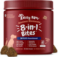 Zesty Paws Multivitamínico para Perros, Snack Masticable con Omega 3, Glucosamina y CoQ10 – 90 unidades – Sabor Bisonte