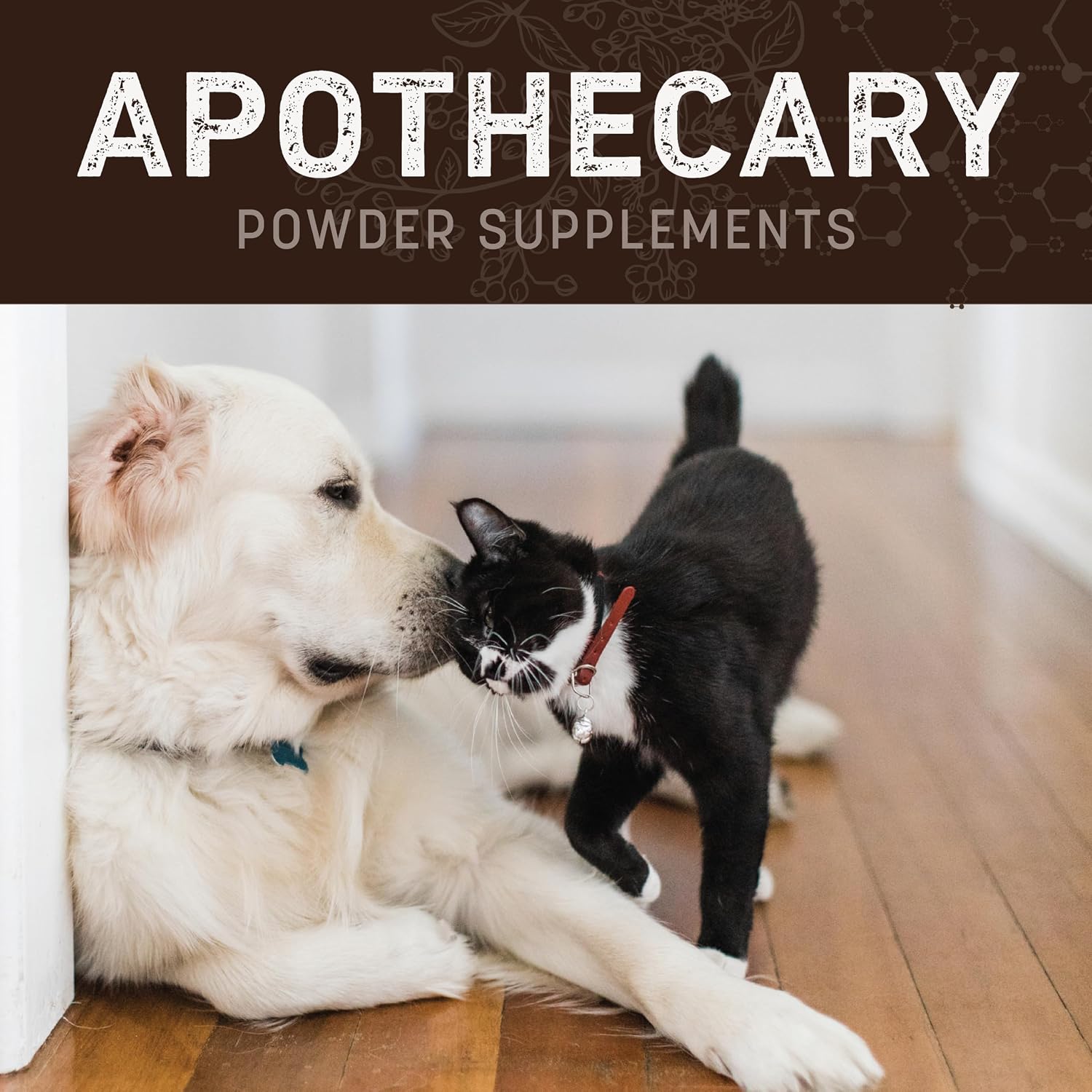 Earth Animal Apothecary Powder Supplement - Polvo Nutricional para Perros y Gatos - 227 g
