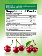 Nature's Truth Gominolas de Cereza Ácida - 60 ud. - Vegano, Sin OGM, Sin Gluten - Sabor Cereza