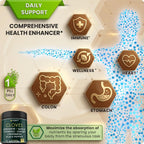 Herbpy 7 en 1 Clavo de Olor 500 mg con Cúrcuma, Jengibre, Canela y Más - 100 Cápsulas Veganas