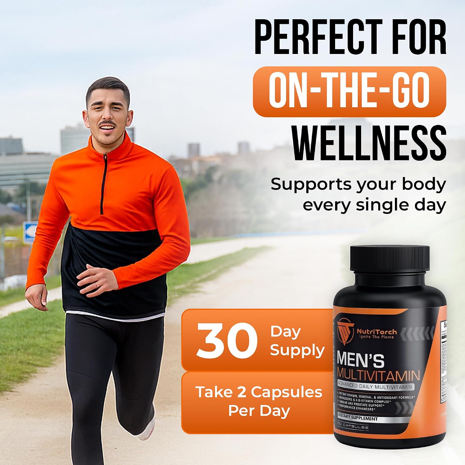 NutriTorch Multivitamínico para Hombres – 60 Cápsulas